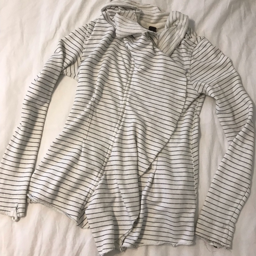 Free People Pinstripe Sweater
